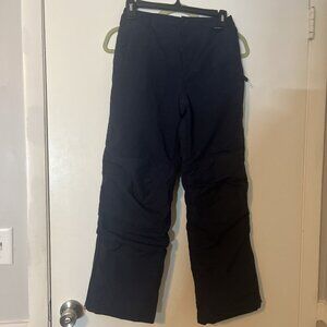 Lands End Boys Girls Kids Squall Snow Pants Insulated Navy Blue 12